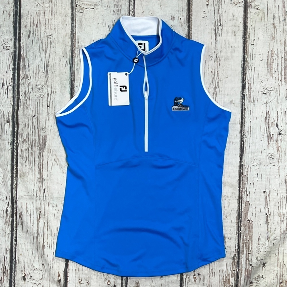Quidnessett Golf Club New Womens Athletic Short Sleeve Golfer Sports Shirt